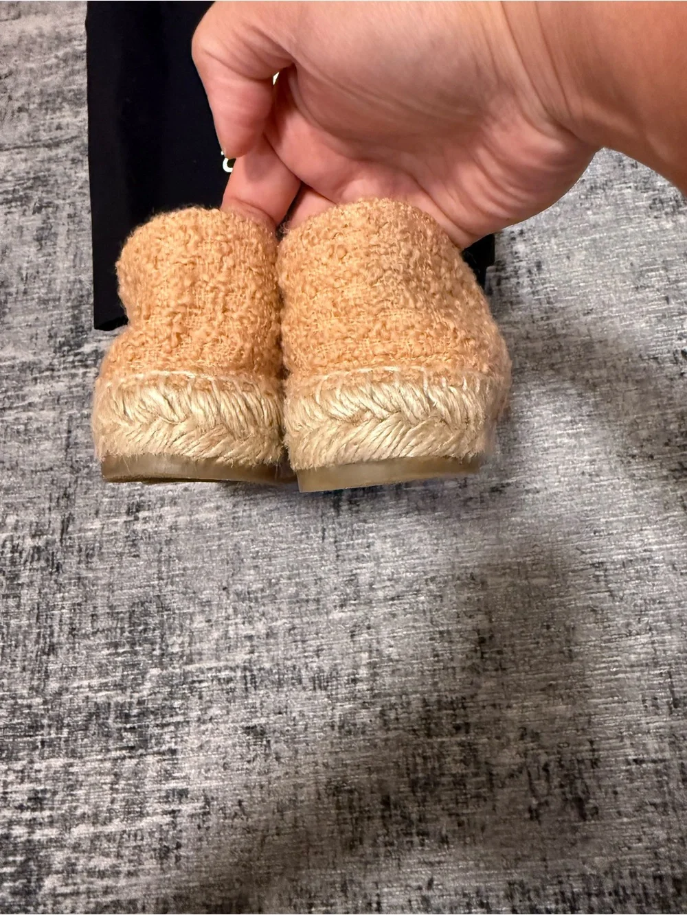 Chanel Tan Tweed Espadrilles - Women's size 38